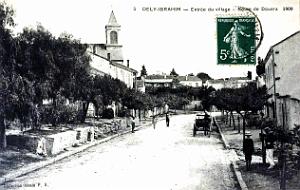Dely-Ibrahim - Entree du Village - Route de Douera -1909
